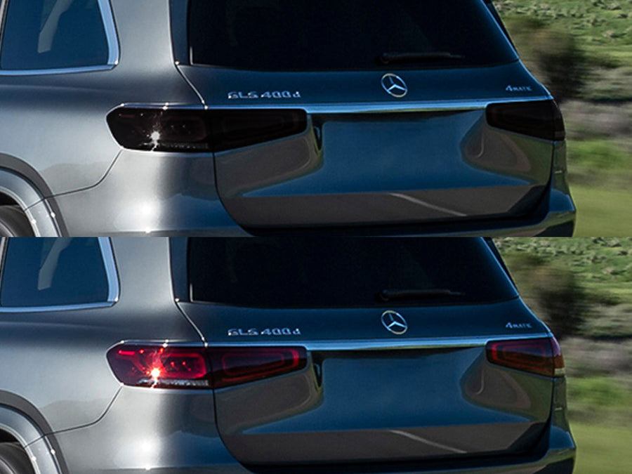 gls-class Before and After Smoked Taillights