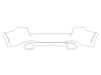 gls-class 3M Clear Bra Door Cup Precut PPF Diagram