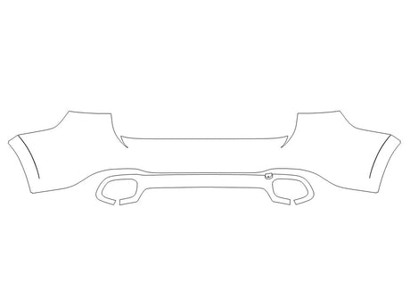gls-class 3M Clear Bra Door Cup Precut PPF Diagram