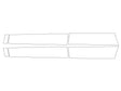 gls-class Avery Dennison Clear Bra Door Cup Precut PPF Diagram