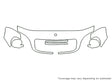 m-class Avery Dennison Clear Bra Hood Precut PPF Diagram