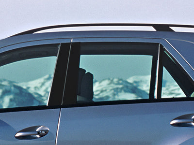 mercedes-benz m-class 1998-2005 Gloss Black Pillar Cover Diagram