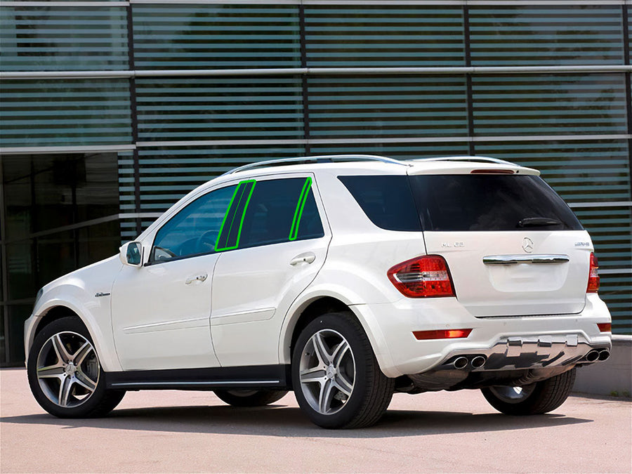 mercedes-benz m-class 2006-2011 Pillar Post Trim Installation Location