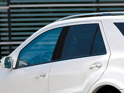 mercedes-benz m-class 2006-2011 Brushed Aluminum Black Pillar Cover Diagram