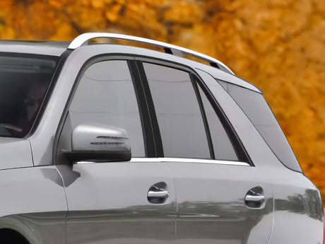 mercedes-benz m-class 2012-2015 Carbon Fiber Pillar Cover Diagram