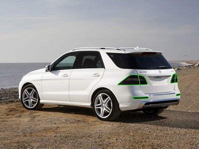 m-class Tail Light Tint Installation Points