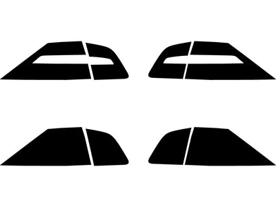 m-class Precut Tail Light Tint Diagram