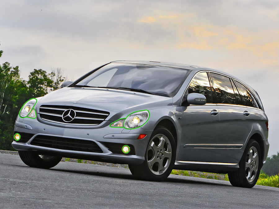 mercedes-benz r-class 2006-2010 Headlight Protection Installation Location