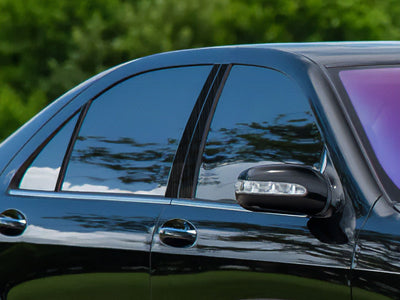 mercedes-benz s-class 2000-2006 Brushed Aluminum Black Pillar Cover Diagram