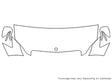 s-class Avery Dennison Clear Bra Hood Precut PPF Diagram