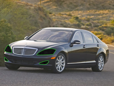 mercedes-benz s-class 2007-2009 Headlight Tint Location