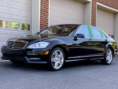 mercedes-benz s-class 2007-2013 (sedan) Pillar Post Trim Installation Location
