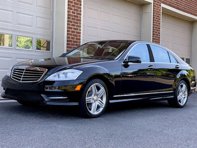 mercedes-benz s-class 2007-2013 (sedan) Piano Black Pillar Trim