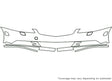 s-class Avery Dennison Clear Bra Bumper Precut PPF Diagram