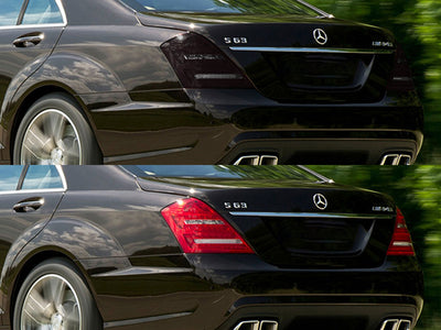 s-class Before and After Smoked Taillights