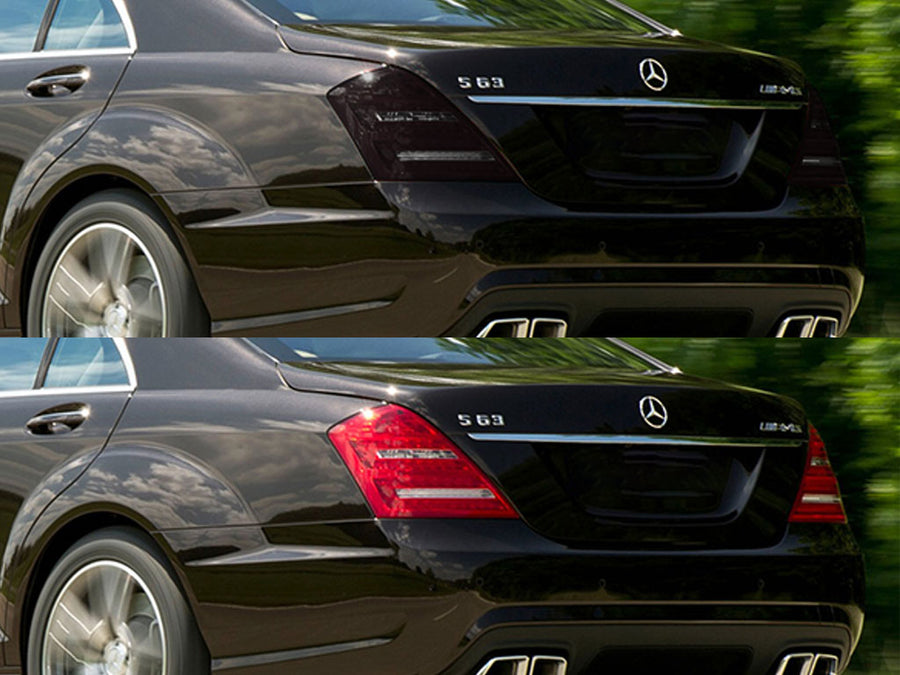 s-class Before and After Smoked Taillights