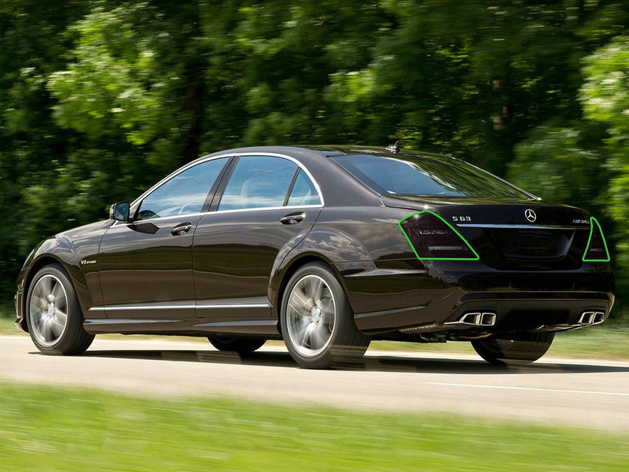 s-class Tail Light Tint Installation Points