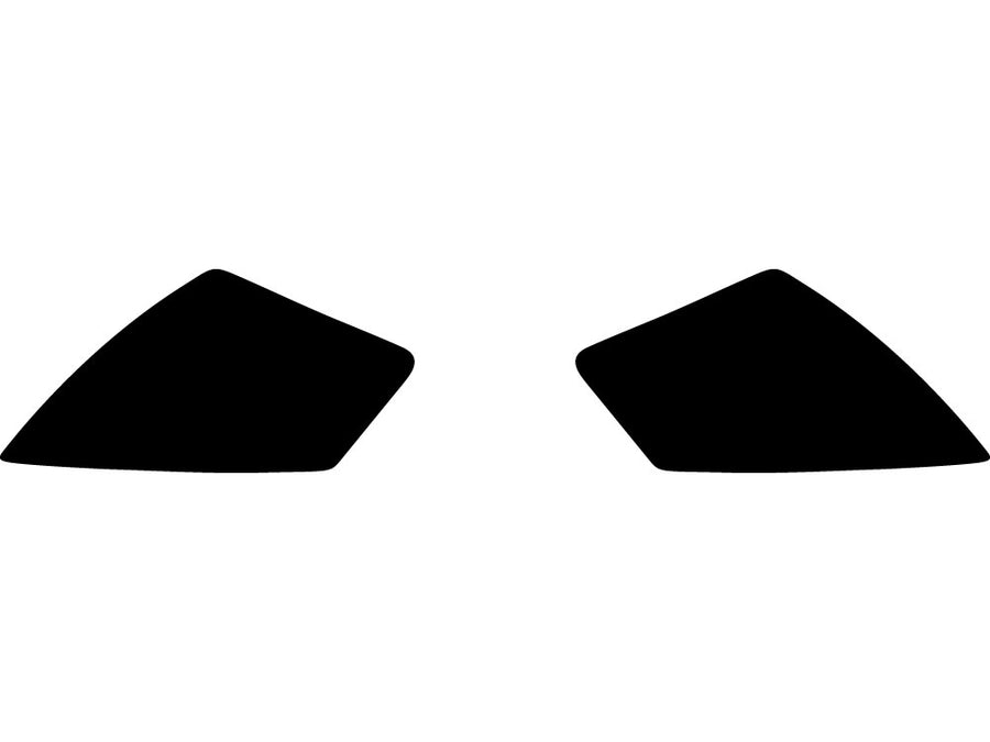 s-class Precut Tail Light Tint Diagram