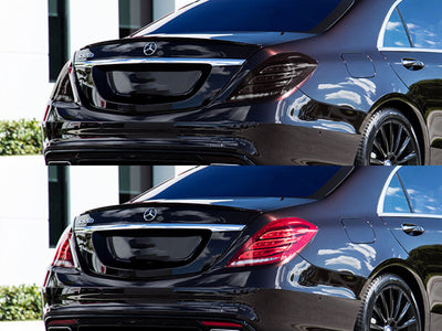 s-class (sedan) Before and After Smoked Taillights