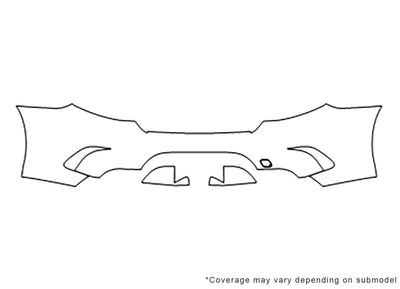 s-class Avery Dennison Clear Bra Door Cup Precut PPF Diagram