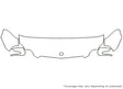 sl-class Avery Dennison Clear Bra Hood Precut PPF Diagram