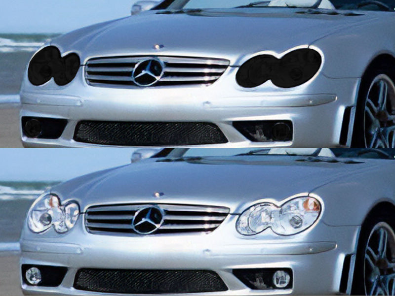 mercedes-benz sl-class 2003-2006 (coupe / convertible) Headlight Tint Appearance