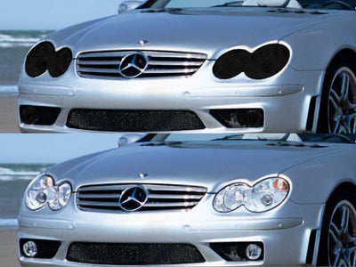 mercedes-benz sl-class 2003-2006 (coupe / convertible) Headlight Tint Appearance