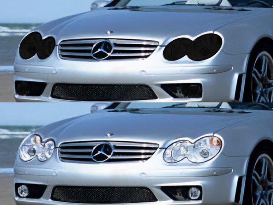 mercedes-benz sl-class 2003-2006 (coupe / convertible) Headlight Tint Appearance