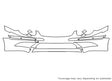 sl-class 3M Clear Bra Bumper Precut PPF Diagram