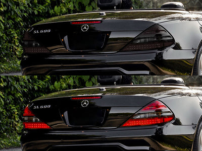 sl-class Before and After Smoked Taillights