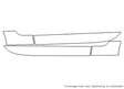 sl-class 3M Clear Bra Door Cup Precut PPF Diagram