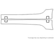 sl-class 3M Clear Bra Door Cup Precut PPF Diagram