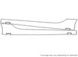 sl-class Avery Dennison Clear Bra Door Cup Precut PPF Diagram