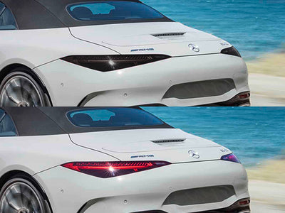 sl-class Before and After Smoked Taillights