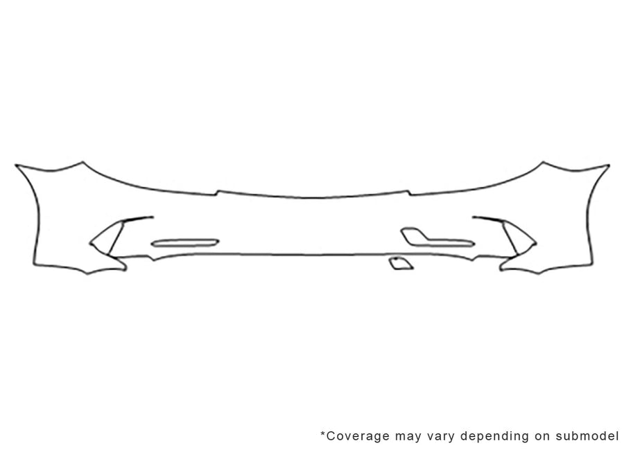 slc-class Avery Dennison Clear Bra Door Cup Precut PPF Diagram