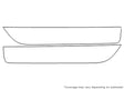 slk-class 3M Clear Bra Door Cup Precut PPF Diagram