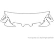 slk-class 3M Clear Bra Hood Precut PPF Diagram