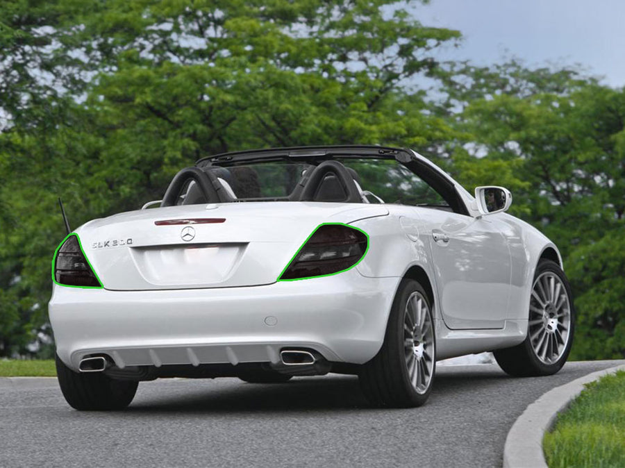 slk-class Tail Light Tint Installation Points