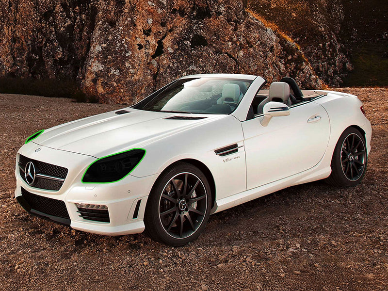 mercedes-benz slk-class 2012-2016 Headlight Tint Location