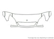 sprinter 3M Clear Bra Hood Precut PPF Diagram