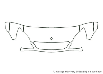 sprinter 3M Clear Bra Hood Precut PPF Diagram