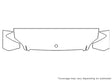 sprinter Avery Dennison Clear Bra Hood Precut PPF Diagram