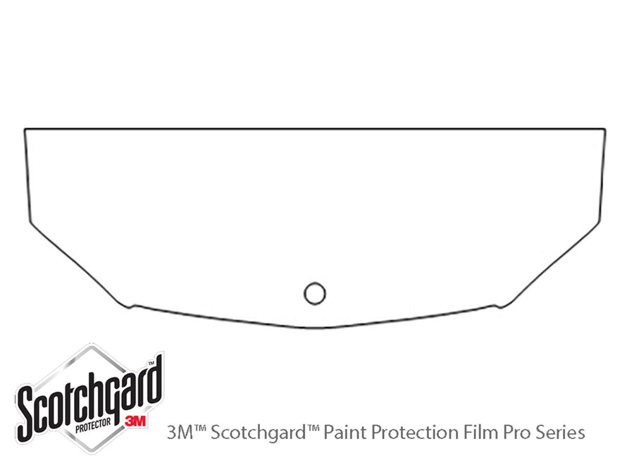 sprinter 3M Clear Bra Hood Precut PPF Diagram