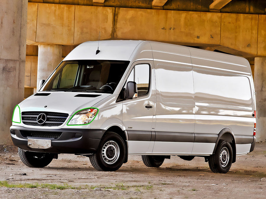 mercedes-benz sprinter 2014-2018 Headlight Protection Installation Location