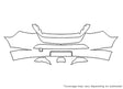 sprinter 3M Clear Bra Bumper Precut PPF Diagram