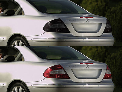 clk-class Before and After Smoked Taillights