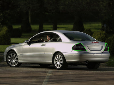 clk-class Tail Light Tint Installation Points