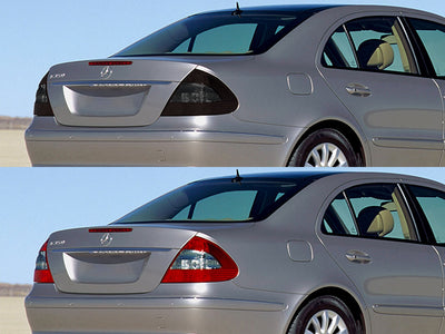 e-class Before and After Smoked Taillights