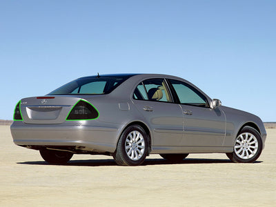e-class Tail Light Tint Installation Points
