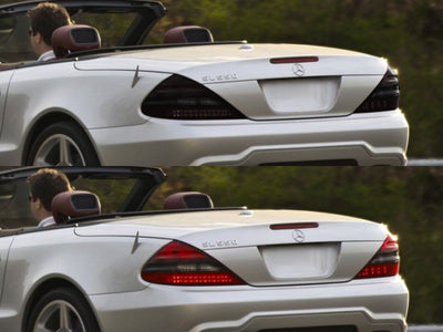 sl-class Before and After Smoked Taillights